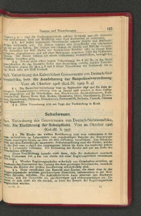 Schulwesen.