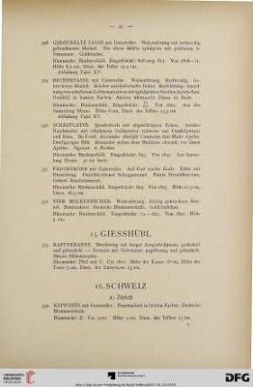 16. Schweiz (Nr. 334-344)