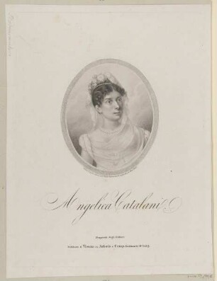 Bildnis der Angelica Catalani