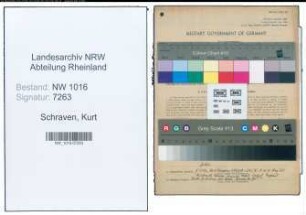 Entnazifizierung Kurt Schraven , geb. 28.11.1913 (Buchdrucker)