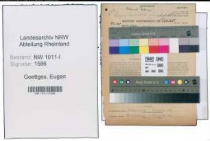Entnazifizierung Eugen Goettges , geb. 08.07.1919 (Zuschneider)