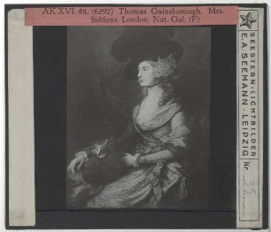 Gainsborough, Mrs. Siddons (London NG 683)