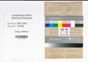 Entnazifizierung Helmut Jung, geb. 06.05.1918 (Verw.Angest.)