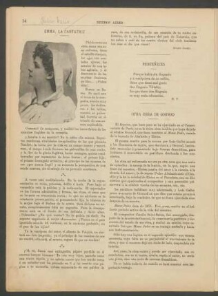 Emma, la cantatriz