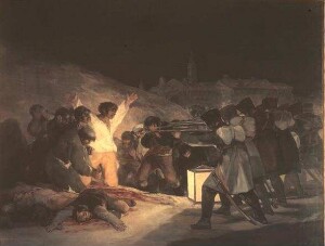 Die Erschießung von Straßenkämpfern am 3. Mai 1808 in Madrid