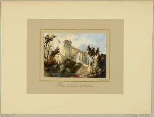 Die Kirchenruine auf dem Oybin im Zittauer Gebirge