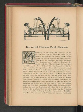 Der Vorteil Tsingtaus für die Chinesen