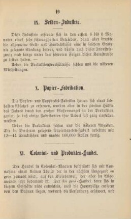 IX. Seiden-Industrie.