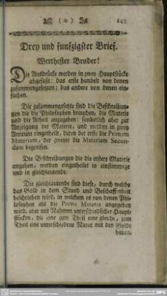 Drey und funfzigster Brief