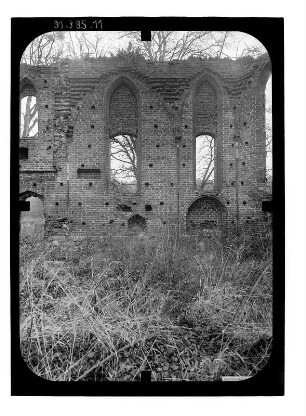 Boitzenburg (Boitzenburger Land). Ehem. Zisterzienser-Nonnenkloster (Ruine, Gründung um 1270)