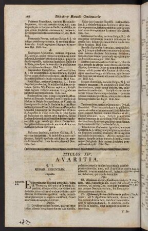 168-186, XIV. Avaritia