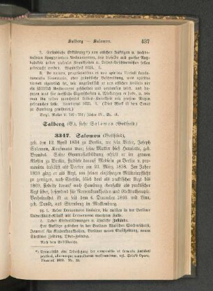 3347. Salomon (Gottfried)