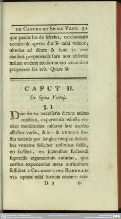 Caput II. De Spina Ventosa