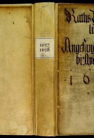 Ratsprotokolle, 1627 Juli 31. - 1628 Juli 26.