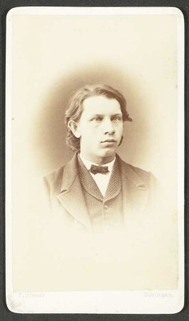Brustbild von Theodor Friedrich Öhler, der als Missionsinspektor und später als Direktor der Basler Mission arbeitete