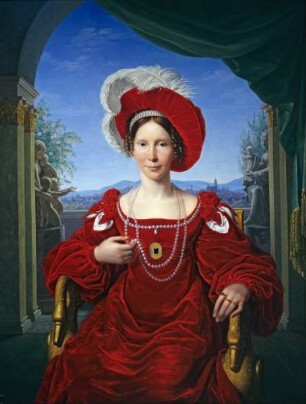 Porträt Kurfürstin Auguste von Hessen