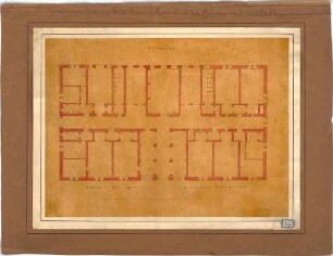 Bürklein, Friedrich; München, Sonnenstr.; Entbindungsheim (Gebärhaus, Gebäranstalt, Frauenklinik) - Grundriss EG