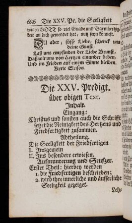 686-711, Die XXV. Predigt