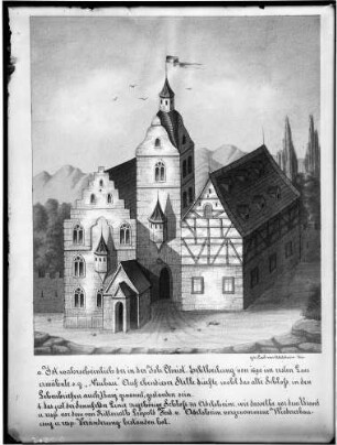 Adelsheim Altes Schloss (Stich)