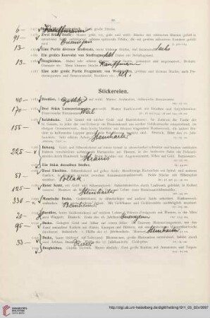 Stickereien (Nr. 1183-1390a)