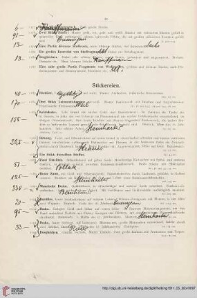 Stickereien (Nr. 1183-1390a)