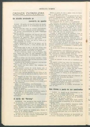 Crónica extranjera