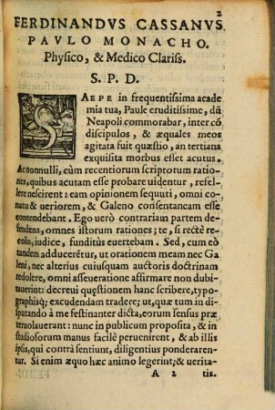 Quaestiones medicae