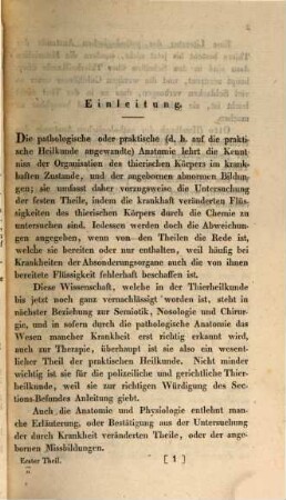 Lehrbuch der pathologischen Anatomie der Haus-Säugethiere, 1