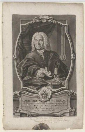 Bildnis des Samuel Christianus Hollmanus