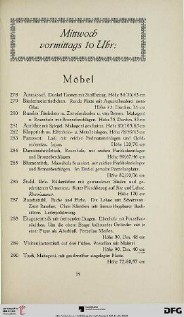 Mittwoch vormittags 10 Uhr (Nr. 278-383)