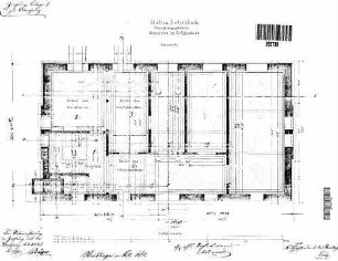 Endersbach: Empfangsgebäude Grundriss Erdgeschoß