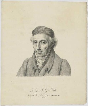Bildnis des J. G. A. Galletti