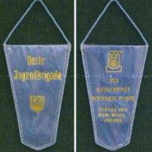 Wimpel des VEB Gaskombinat Schwarze Pumpe