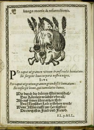 Imago mortis & resurrectionis.