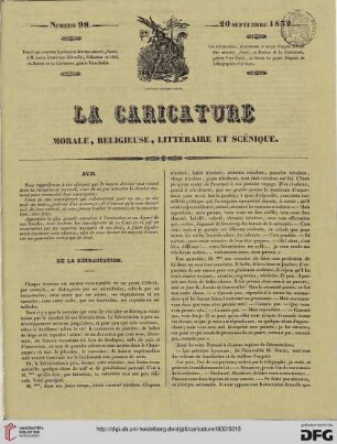 Numéro 98 (20 Septembre 1832)