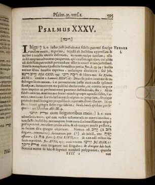 Psalmus XXXV. - Psalmus XXXVI.