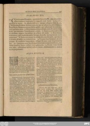 Psalmus XVI.