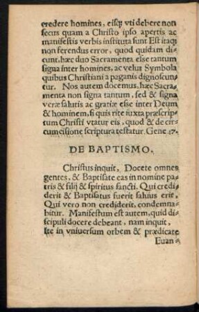 De Baptismo.