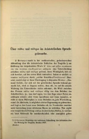 Aristotelische Studien, 5