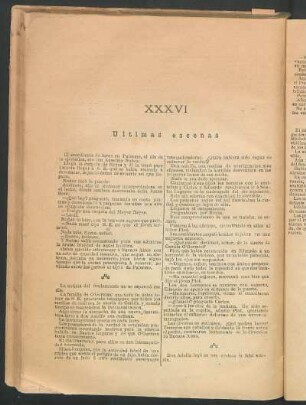 XXXVI Últimas escenas