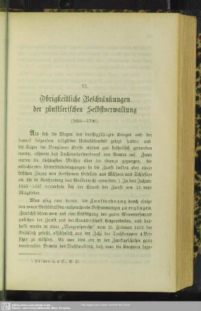 VI. Obrigkeitliche Beschränkungen der zünftlerischen Selbstverwaltung