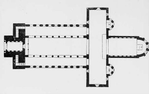 Bad Hersfeld, ehem. Benediktinerkloster-Kirche St. Wigbert, St. Simon und Judas Thaddäus, Grundriss