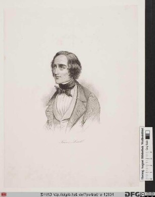 Bildnis Franz Liszt (eig. List)