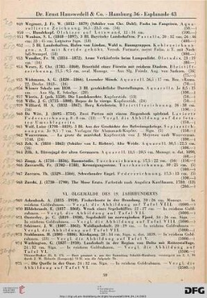 VI. Ölgemälde des 19. Jahrhunderts (Nr. 969-975)