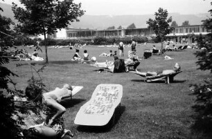 Bad Dürkheim: Liegewiese des Strandbades