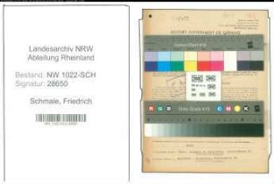 Entnazifizierung Friedrich Schmale , geb. 27.08.1886 (Gastwirt)