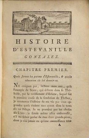 Histoire D'Estebanille Gonzalez, Surnommé Le Garçon De Bonne Humeur