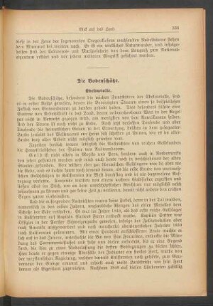 Die Bodenschätze.