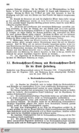 Verbrauchssteuer=Ordnung und Verbrauchssteuer=Tarif