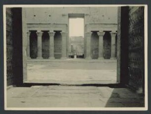 Teil des Edfu Tempels